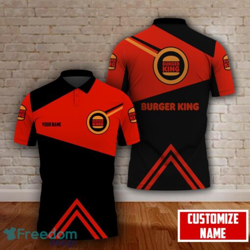 The Perfect Gift For Burger King For Fans 3D Polo Shirt Custom Name Product Photo 1