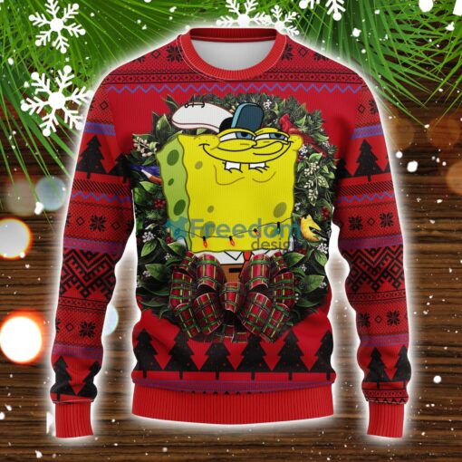 The Spongebob Squarepants Noel Mc Ugly Christmas Sweater Christmas Party Gift Product Photo 1