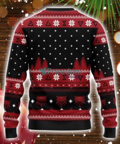 The Witcher Red Ugly Christmas Sweater Amazing Gift Idea Christmas Party Gift Product Photo 2