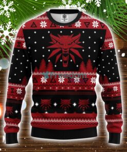 The Witcher Red Ugly Christmas Sweater Amazing Gift Idea Christmas Party Gift