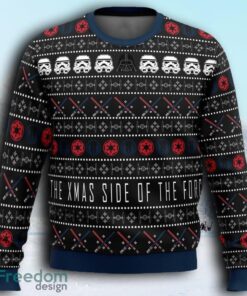 The Xmas Side Of The Force Star Wars Ugly Christmas Sweaters 3D Super Hot