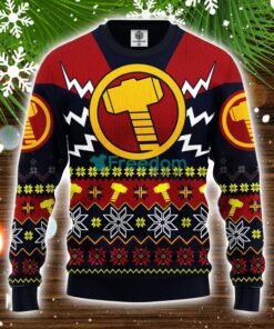 Thor Avengers Ugly Christmas Sweater Amazing Gift Idea Christmas Party Gift Product Photo 1