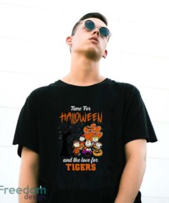 Time For Halloween & The Love For Clemson Tigers Limited Edition Shirt - G500 Gildan T-Shirt