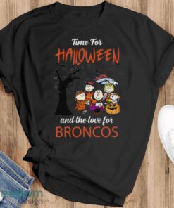 Time For Halloween & The Love For Denver Broncos Limited Edition Shirt