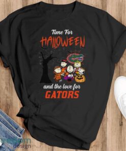 Time For Halloween & The Love For Florida Gators Limited Edition Shirt - Black T-Shirt