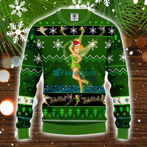 Tinker Bell Ugly Christmas Sweater Green Amazing Gift Idea Christmas Party Gift Product Photo 1