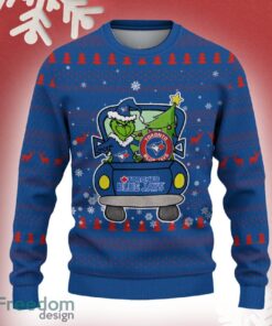 Toronto Blue Jays Grinch Driving Funny 3D Ugly Christmas Sweater For Men Women Toronto Blue Jays Grinch Driving Funny 3D Ugly Christmas Sweater For Men Women