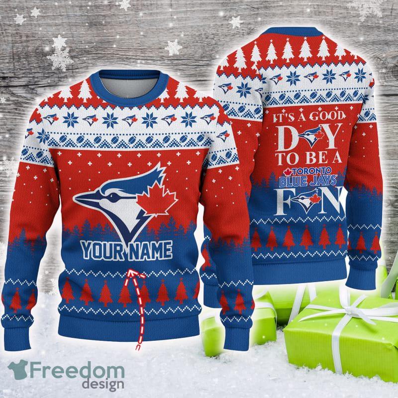 Toronto Blue Jays Knitted Sweater For Men Women Fans Gift Christmas image Toronto Blue Jays Knitted Sweater For Men Women Fans Gift Christmas - Toronto Blue Jays Knitted Sweater For Men Women Fans Gift Christmas