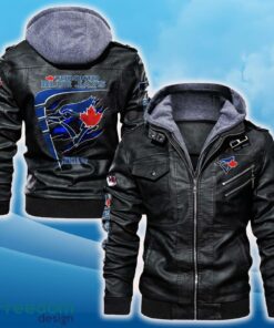 Toronto Blue Jays Leather Jacket Black And Brown Color For Men And Women Gift Fans All OVer Print Gift Fans Toronto Blue Jays Leather Jacket Black And Brown Color For Men And Women Gift Fans All OVer Print Gift Fans