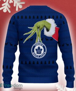 Toronto Maple Leafs Grinch Driving Funny 3D Ugly Christmas Sweater For Men Women - Toronto Maple Leafs Christmas Sweater Grinch Driving Photo 3