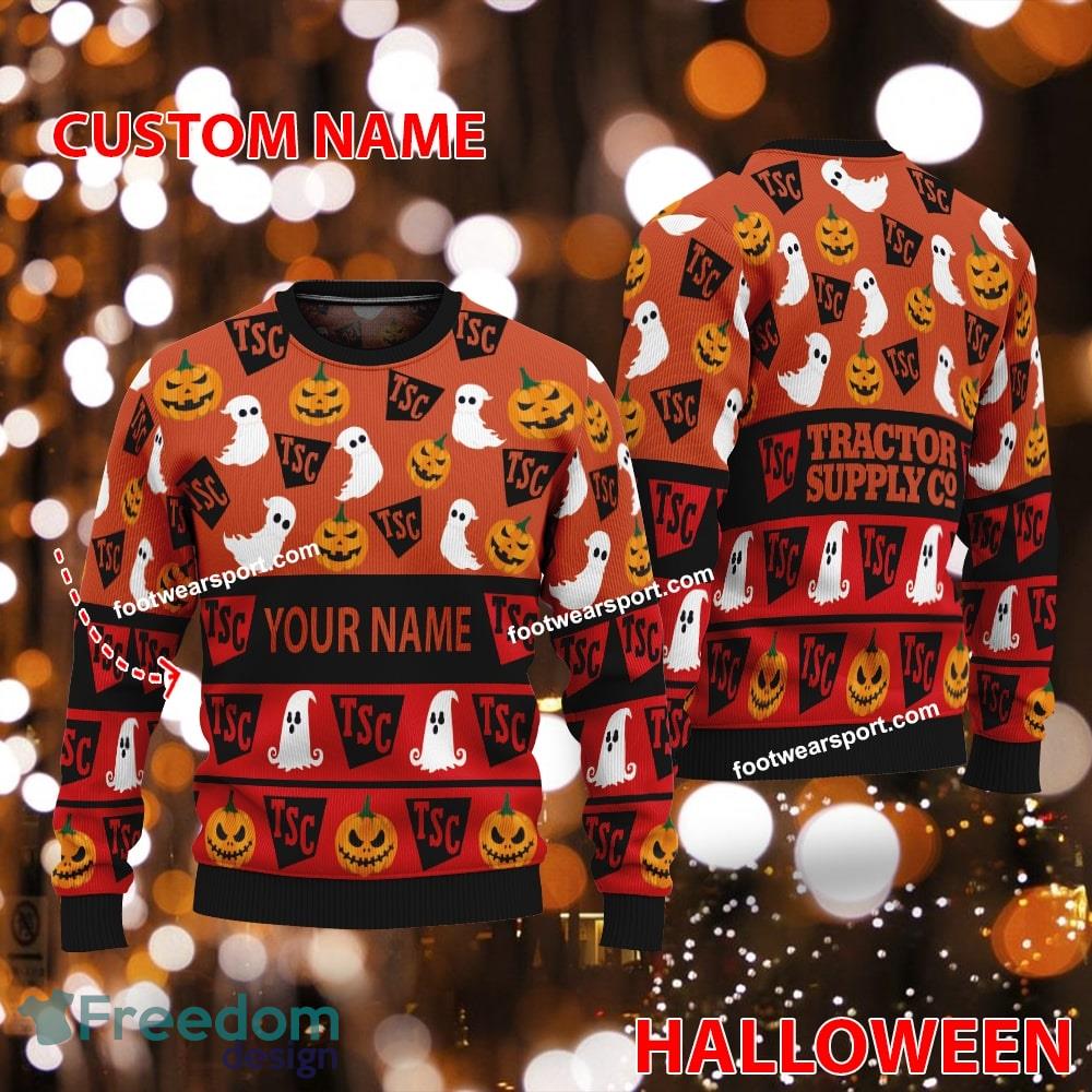 TRACTOR SUPPLY CO Custom Name Halloween Ugly Christmas Sweater AOP For Fans image TRACTOR SUPPLY CO Custom Name Halloween Ugly Christmas Sweater AOP For Fans - TRACTOR SUPPLY CO Custom Name Halloween Ugly Christmas Sweater AOP For Fans