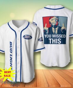 Trump Bud Light Baseball Jersey For Men And Women
