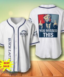 Trump Busch Latte Baseball Jersey For Men And Women