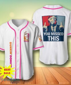 Trump Dunkin’ Donuts Baseball Jersey For Men And Women