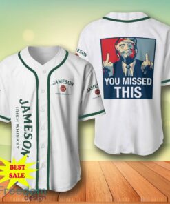 Trump Jameson Irish Whiskey Baseball Jersey For Men And Women