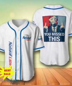 Trump Natural Light Baseball Jersey For Men And Women