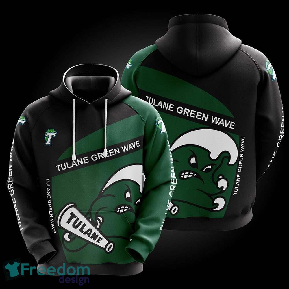 Tulane Green Wave 3D Hoodie For Fans New Trending All OVer Print - Tulane Green Wave 3D Hoodie For Fans New Trending All OVer Print