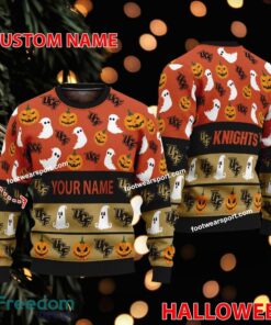 UCF Knights Personalized Halloween Ugly Christmas Sweater Gift For Adult