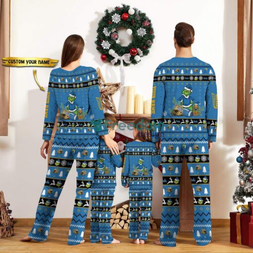 UCLA Bruins Pajamas Sport Team Pajama Set Christmas Gift For Family Custom Name Unique Gift Product Photo 2