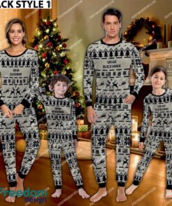 UH-60 Black Hawk UH60 Aircraft Pajamas Set Gift For Family Christmas