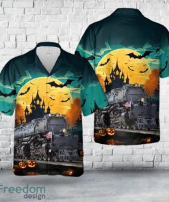 Union Pacific Railroad Big Boy No. 4014 Steam Halloween Hawaiian Shirt