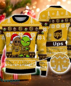 Ups Grinch And Groot Friends Ugly Christmas Sweater For Men Women Fans Gift Christmas