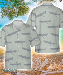 US Air Force AGM-86 ALCM Silhouettes Aloha 3D Hawaiian Shirt