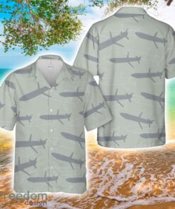 US Air Force AGM-86 ALCM Silhouettes Aloha 3D Hawaiian Shirt