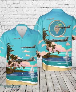 US Air Force F-111F Aardvark 57th Fighter Weapons Wing, 431st Test and Evaluation Squadron, WA-72-452, McClellan AFB, CA Aloha 3D Hawaiian Shirt