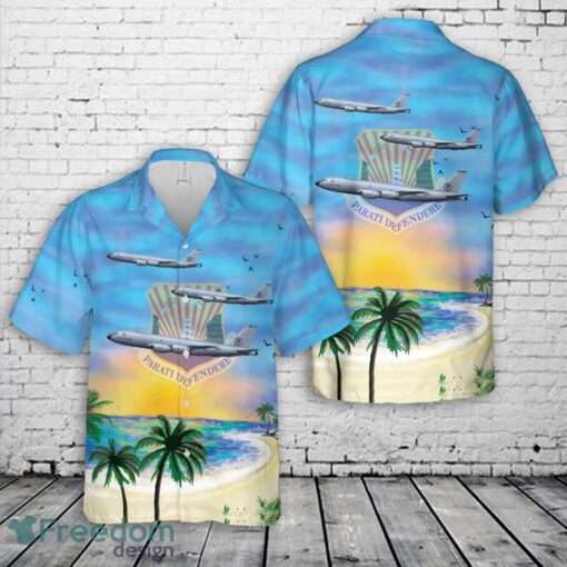 US Air Force KC-135R Stratotanker 6th Air Refueling Wing, 927th Air Refueling Wing, 58-0001 - MacDill AFB, FL Aloha 3D Hawaiian Shirt Product Photo 1