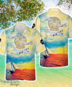 US Navy Lockheed Martin C-130F, VX-30 Bloodhounds Aloha 3D Hawaiian Shirt