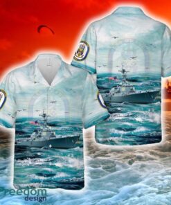 US Navy USS O’Kane (DDG-77) Hawaiian Shirt For Summer Men Women