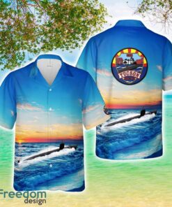 US Navy USS Tucson (SSN-770) Aloha 3D Hawaiian Shirt