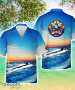 US Navy USS Tucson (SSN-770) Aloha 3D Hawaiian Shirt