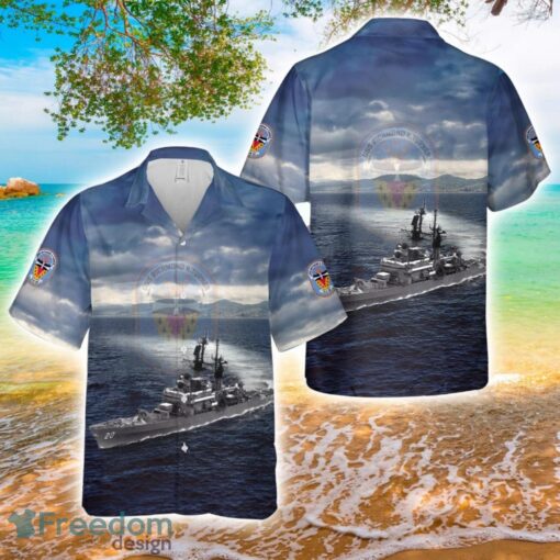 US Navy USS Whidbey Island (LSD-41) Aloha 3D Hawaiian Shirt Product Photo 1