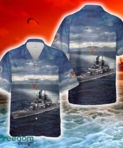 US Navy USS Whidbey Island (LSD-41) Hawaiian Shirt