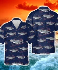 US Navy VF-213 Fighting BlackLions F-4 (1972) Hawaiian Shirt
