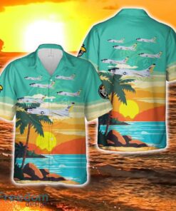 US Navy VF-33 Tarsiers F-8 Crusader Hawaiian Shirt