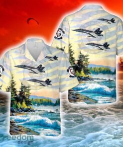 US Navy VFA-34 FA-18C Hawaiian Shirt