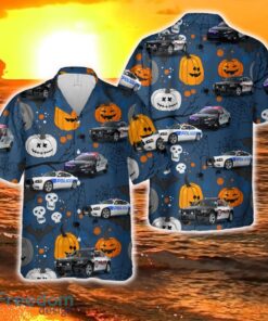 US Police Cars Halloween Hawaiian Shirt