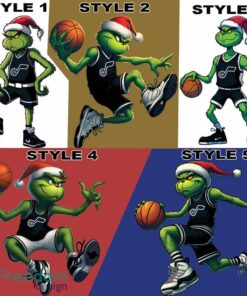 Utah Jazz Grinch Style Ugly Christmas Sweater Gift For Adult image Utah Jazz Grinch Style Ugly Christmas Sweater Gift For Adult - Utah JazzMulti Grinch Ugly Christmas Sweater Gift Adult Photo 3