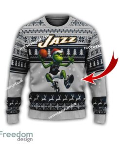 Utah Jazz Grinch Style Ugly Christmas Sweater Gift For Adult Utah Jazz Grinch Style Ugly Christmas Sweater Gift For Adult