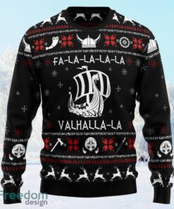 Valhalla Viking Ugly Christmas Sweater, Viking Shirt, Christmas Viking Ugly Sweater