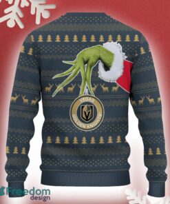 Vegas Golden Knights Grinch Driving Funny 3D Ugly Christmas Sweater For Men Women - Vegas Golden Knights Christmas Sweater Grinch Driving Photo 3