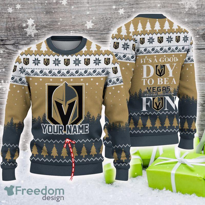 Vegas Golden Knights Knitted Sweater For Men Women Fans Gift Christmas image Vegas Golden Knights Knitted Sweater For Men Women Fans Gift Christmas - Vegas Golden Knights Knitted Sweater For Men Women Fans Gift Christmas