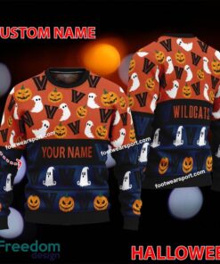Villanova Wildcats Personalized Halloween Ugly Christmas Sweater Gift For Men And Women