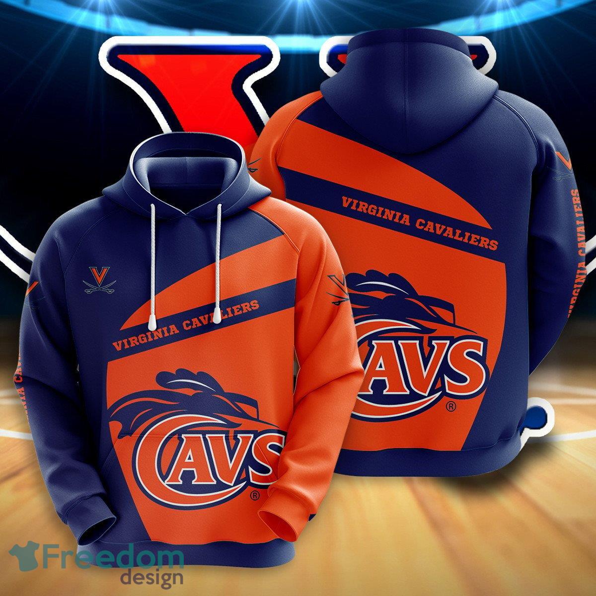 Virginia Cavaliers 3D Hoodie For Fans New Trending All OVer Print - Virginia Cavaliers 3D Hoodie For Fans New Trending All OVer Print