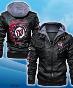 Washington Nationals Leather Jacket Black And Brown Color For Men And Women Gift Fans All OVer Print Gift Fans Washington Nationals Leather Jacket Black And Brown Color For Men And Women Gift Fans All OVer Print Gift Fans