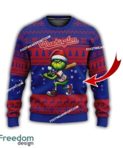 Washington Nationals Player Grinch Knitted Christmas Sweater AOP Gift Holidays Washington Nationals Player Grinch Knitted Christmas Sweater AOP Gift Holidays