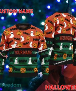 Waste Management Personalized Halloween Ugly Christmas Sweater Gift For Adult